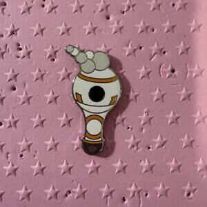 2025 Disney Disneyland DLR Hidden Mickey Wave B BB8 Bubble Wand Star Wars  Pin
